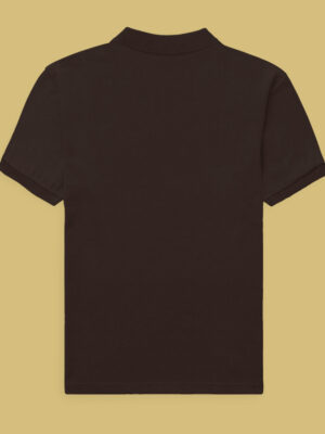 Larcio Royale Fit Polo – Coffee Brown | Premium Cotton