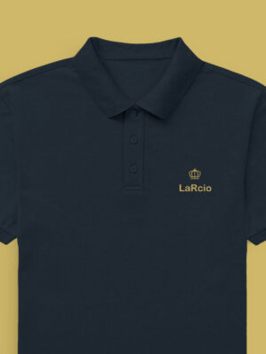 Larcio Royale Fit Polo – Navy Blue | Premium Cotton