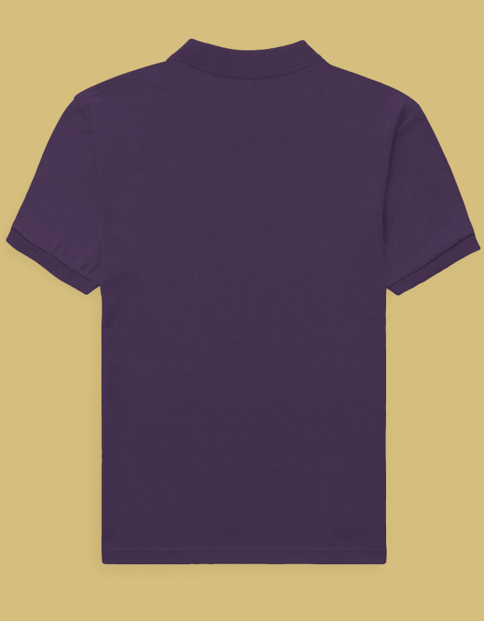 Larcio Royale Fit Polo – Purple | Premium Cotton