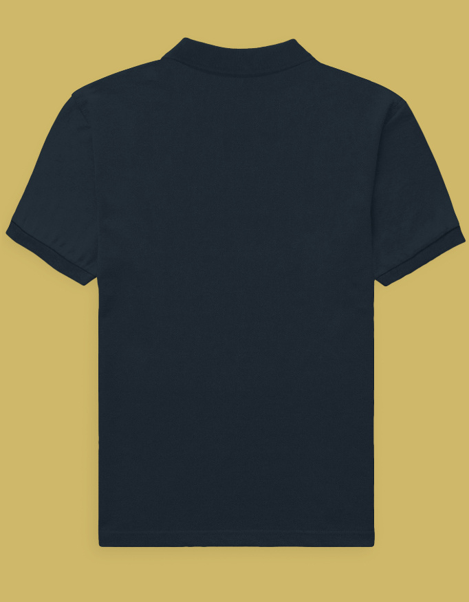 Larcio Royale Fit Polo – Navy Blue | Premium Cotton - Image 2